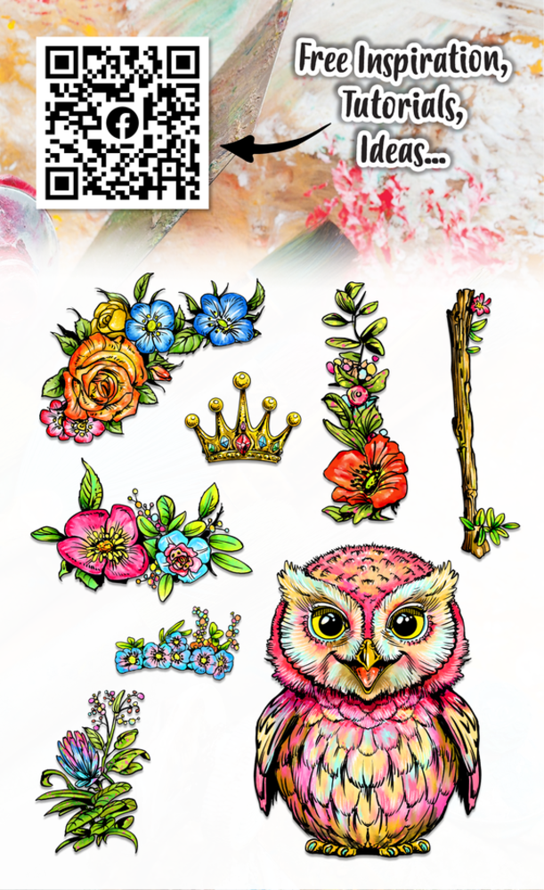 AALL and Create Clear Stamp Set A6 Night Wing Petals (AALL-TP-1196)