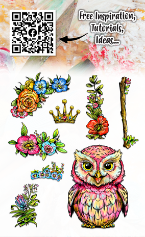 AALL and Create Clear Stamp Set A6 Night Wing Petals (AALL-TP-1196)