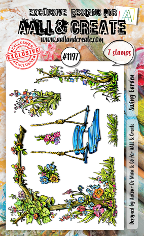 AALL and Create Clear Stamp Set A6 Swing Garden (AALL-TP-1197) AALL and Create Clear Stamp Set A6 Swing Garden (AALL-TP-1197)