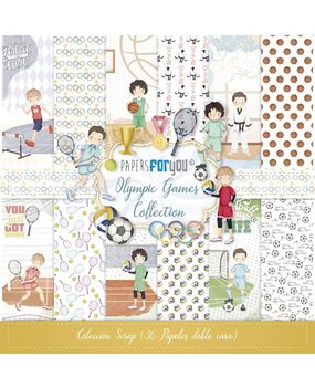 Papers For You Olympic Games Niños 8x8 Inch Paper Pack (PFY-13959)* Papers For You Olympic Games Niños 8x8 Inch Paper Pack (PFY-13959)*