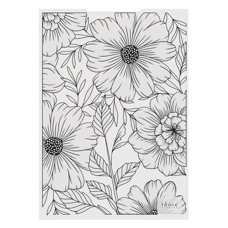 Tonic Studios 3D Embossing Folder Botanical Beauty (5577E) Tonic Studios 3D Embossing Folder Botanical Beauty (5577E)