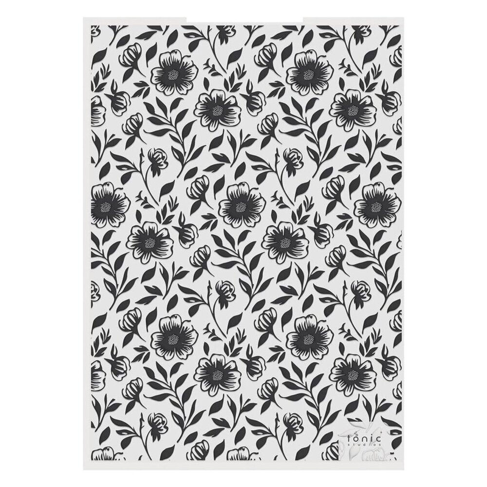 Tonic Studios 3D Embossing Folder Bed of Blossoms (5578E) Tonic Studios 3D Embossing Folder Bed of Blossoms (5578E)