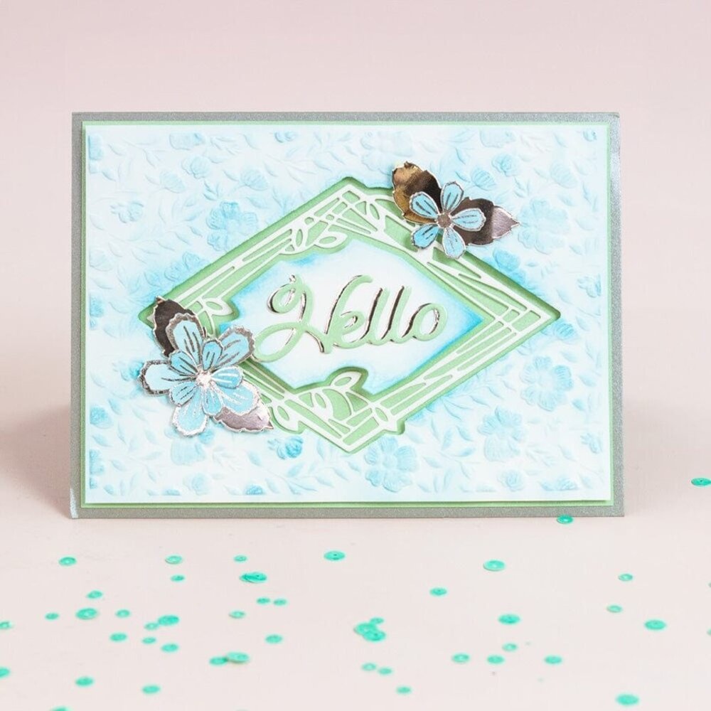 Tonic Studios 3D Embossing Folder Bed of Blossoms (5578E) Tonic Studios 3D Embossing Folder Bed of Blossoms (5578E)