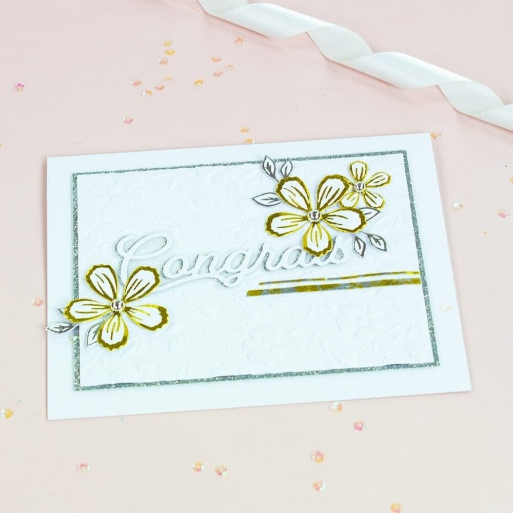 Tonic Studios 3D Embossing Folder Bed of Blossoms (5578E) Tonic Studios 3D Embossing Folder Bed of Blossoms (5578E)