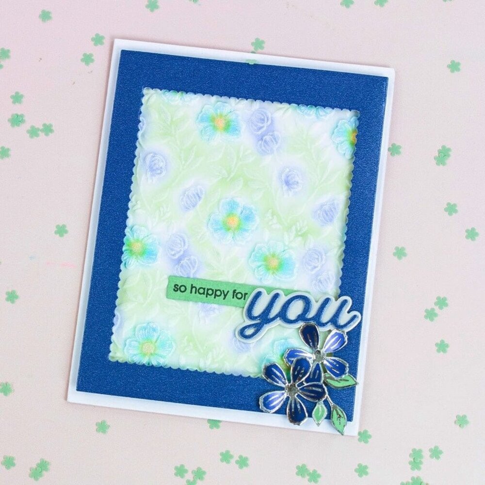 Tonic Studios 3D Embossing Folder Bed of Blossoms (5578E) Tonic Studios 3D Embossing Folder Bed of Blossoms (5578E)