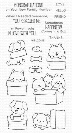 My Favorite Things You Rescued Me Clear Stamps (JB-037) My Favorite Things You Rescued Me Clear Stamps (JB-037)