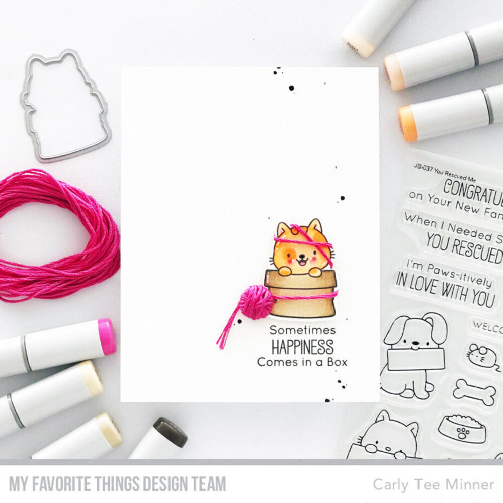 My Favorite Things You Rescued Me Clear Stamps (JB-037) My Favorite Things You Rescued Me Clear Stamps (JB-037)