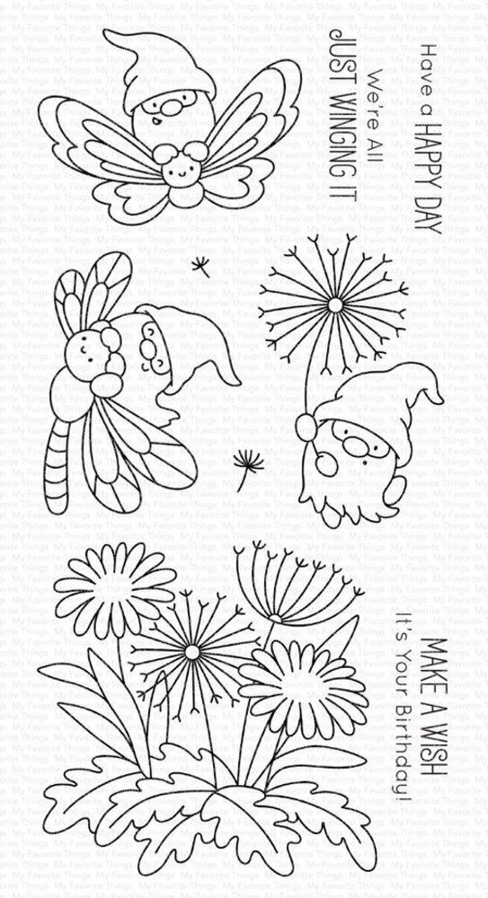 My Favorite Things Wings & Wishes Clear Stamps (JB-039) My Favorite Things Wings & Wishes Clear Stamps (JB-039)