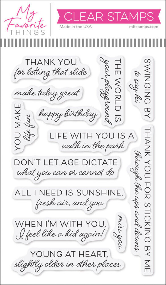 My Favorite Things Walk in the Park Clear Stamps (CS-869) My Favorite Things Walk in the Park Clear Stamps (CS-869)