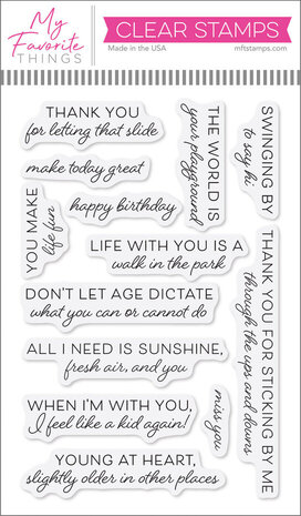 My Favorite Things Walk in the Park Clear Stamps (CS-869) My Favorite Things Walk in the Park Clear Stamps (CS-869)