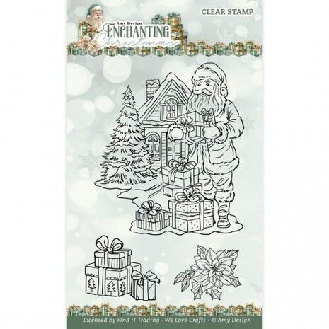 Amy Design Enchanting Christmas Clear Stamp Set Santa (ADCS10082) Amy Design Enchanting Christmas Clear Stamp Set Santa (ADCS10082)