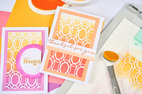 Sizzix Stencil Golden Rings #2 (666695)