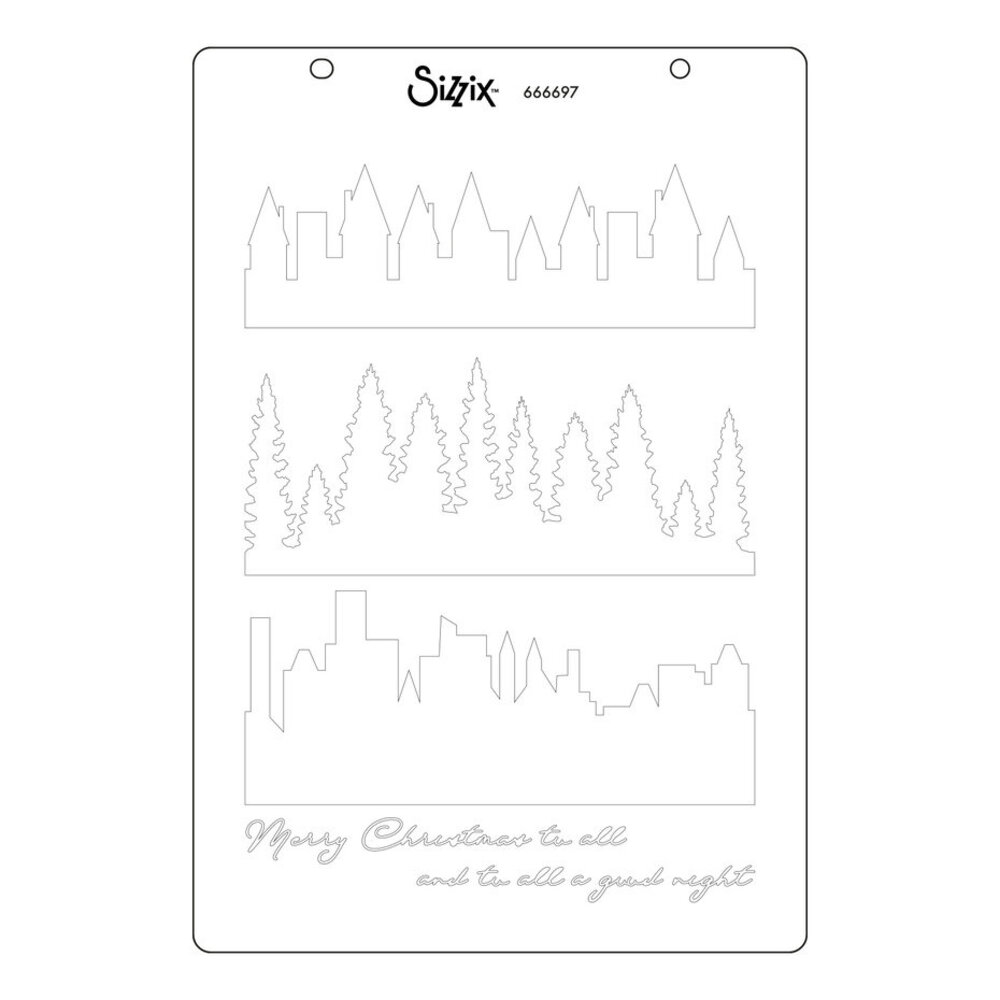 Sizzix Stencil The View #2 (666697)