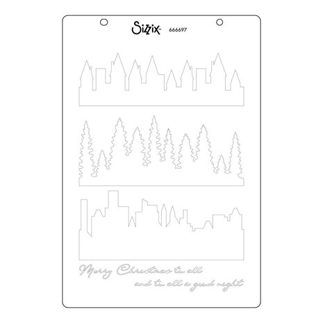 Sizzix Stencil The View #2 (666697)