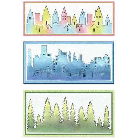 Sizzix Clear Stamps The View (666696) Sizzix Clear Stamps The View (666696)