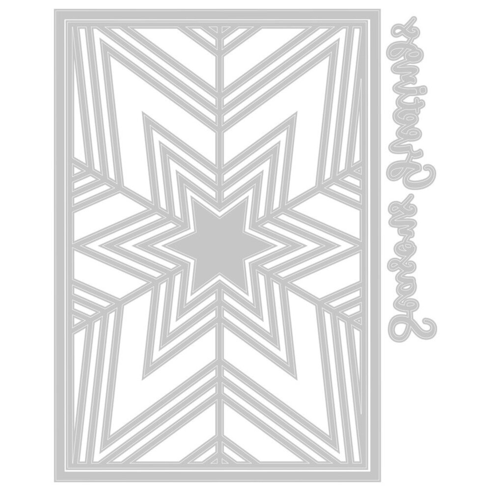 Sizzix Thinlits Die Set Star Bright (666698) Sizzix Thinlits Die Set Star Bright (666698)