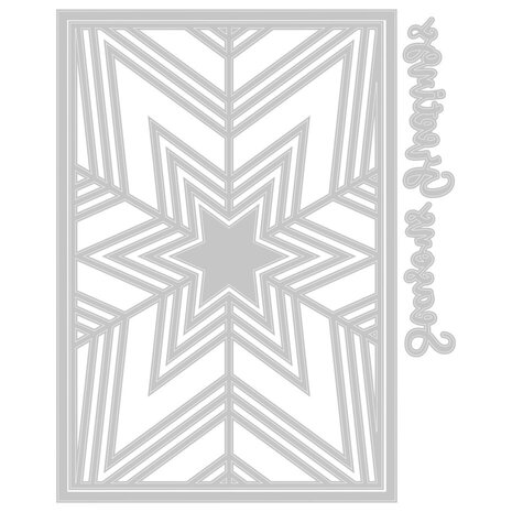 Sizzix Thinlits Die Set Star Bright (666698) Sizzix Thinlits Die Set Star Bright (666698)