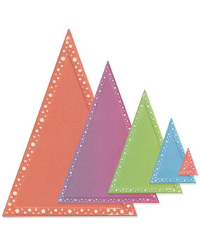 Sizzix Framelits Die Set Patti's Perfect Triangles (666699) Sizzix Framelits Die Set Patti's Perfect Triangles (666699)