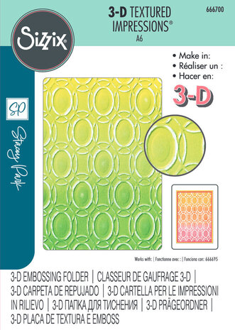Sizzix 3D Textured Impressions Golden Rings (666700)