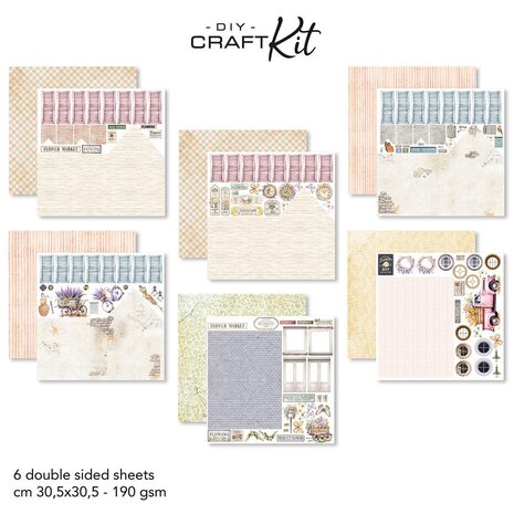 Ciao Bella Papercrafting Flower Shop DIY Craft Kit Home Sweet Home (CBK001) Ciao Bella Papercrafting Flower Shop DIY Craft Kit Home Sweet Home (CBK001)