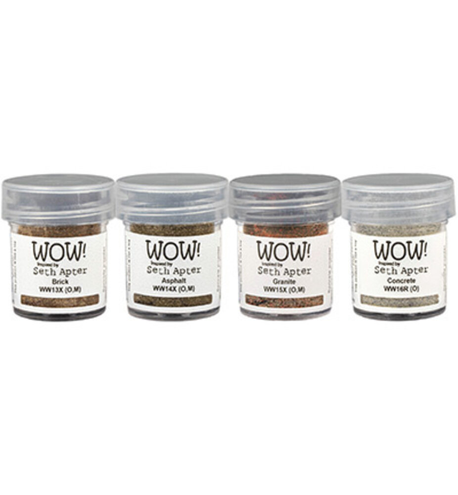 WOW! Quad Set Building Blocks Embossing Powder Set (WOWKQ001)