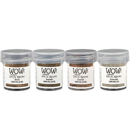 WOW! Quad Set Building Blocks Embossing Powder Set (WOWKQ001)