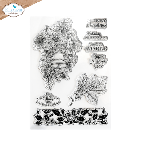 Elizabeth Craft Designs Joyous Christmas A5 Clear Stamps Joyous Christmas (CS358) Elizabeth Craft Designs Joyous Christmas A5 Clear Stamps Joyous Christmas (CS358)