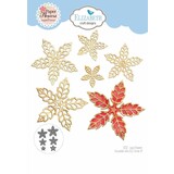 Elizabeth Craft Designs Joyous Christmas Dies Lace Flowers (2152)
