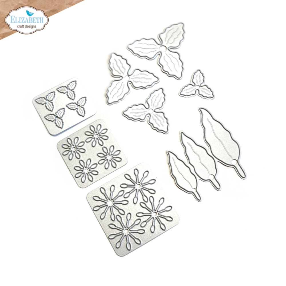 Elizabeth Craft Designs Joyous Christmas Dies Florals 30 (2154) Elizabeth Craft Designs Joyous Christmas Dies Florals 30 (2154)