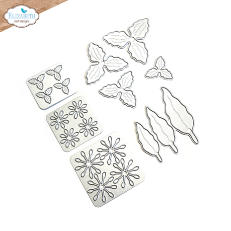 Elizabeth Craft Designs Joyous Christmas Dies Florals 30 (2154) Elizabeth Craft Designs Joyous Christmas Dies Florals 30 (2154)