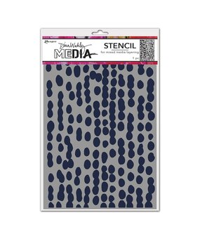 Dina Wakley MEdia Masking Stencil Mushy Dots (MDS83092) Dina Wakley MEdia Masking Stencil Mushy Dots (MDS83092)