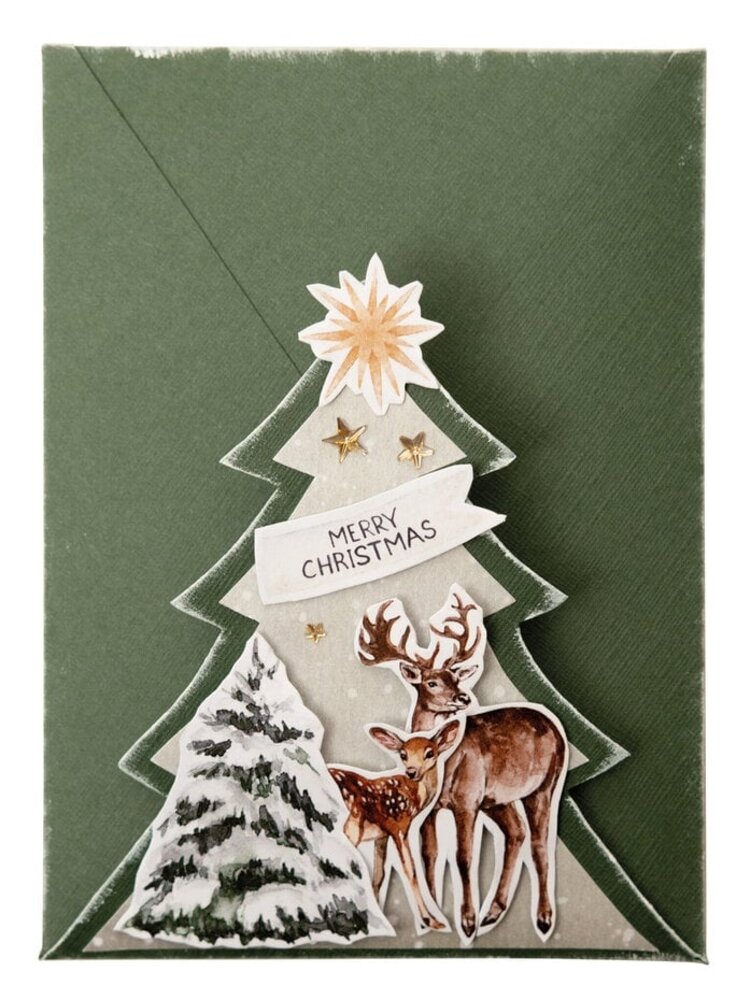 Studio Light Christmas Essentials Tree Envelope Craft Stencil (SL-ES-STEN03) Studio Light Christmas Essentials Tree Envelope Craft Stencil (SL-ES-STEN03)