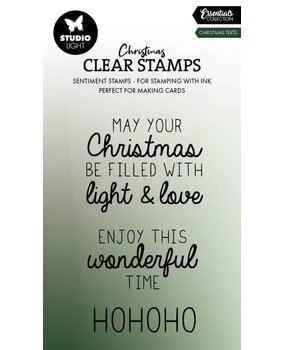 Studio Light Christmas Essentials Clear Stamps Christmas Texts (SL-ES-STAMP696) Studio Light Christmas Essentials Clear Stamps Christmas Texts (SL-ES-STAMP696)