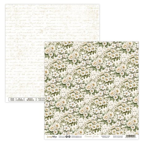 ScrapBoys Romantic Garden 12x12 Inch Paper Pad (SB-ROGA-08) ScrapBoys Romantic Garden 12x12 Inch Paper Pad (SB-ROGA-08)