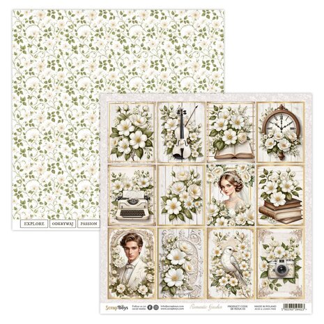 ScrapBoys Romantic Garden 12x12 Inch Paper Pad (SB-ROGA-08) ScrapBoys Romantic Garden 12x12 Inch Paper Pad (SB-ROGA-08)