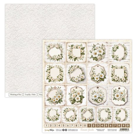 ScrapBoys Romantic Garden 12x12 Inch Paper Pad (SB-ROGA-08) ScrapBoys Romantic Garden 12x12 Inch Paper Pad (SB-ROGA-08)