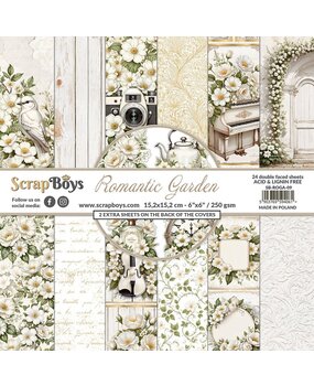 ScrapBoys Romantic Garden 6x6 Inch Paper Pad (SB-ROGA-09) ScrapBoys Romantic Garden 6x6 Inch Paper Pad (SB-ROGA-09)