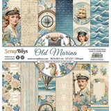 ScrapBoys Old Marina 12x12 Inch Paper Pad (SB-MARI-08)