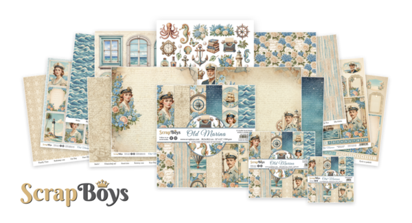 ScrapBoys Old Marina Double Sided Die Cut Elements (SB-MARI-12) ScrapBoys Old Marina Double Sided Die Cut Elements (SB-MARI-12)
