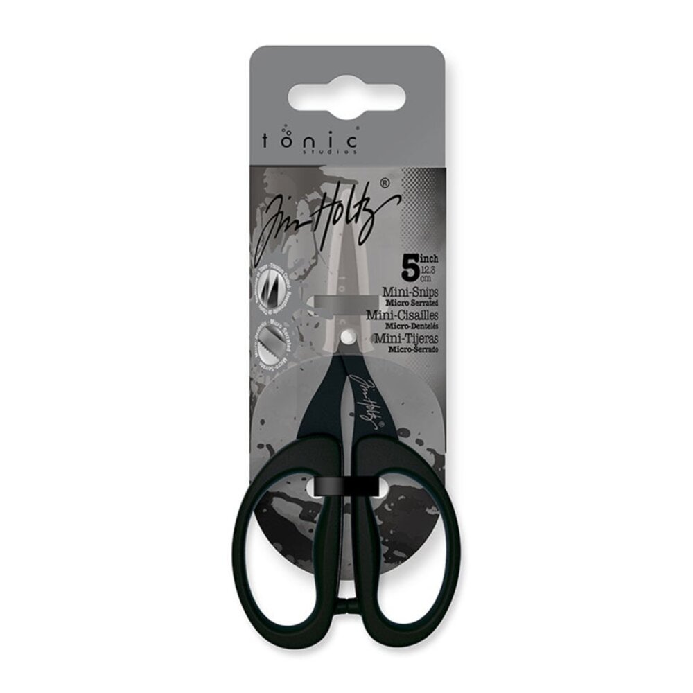 Tonic Studios Tim Holtz 5 Inch Mini Snips (816EUS) Tonic Studios Tim Holtz 5 Inch Mini Snips (816EUS)