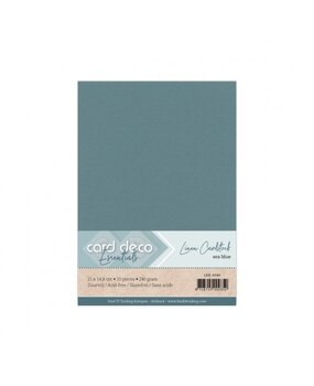 Card Deco Linen Cardstock Sea Blue 10 Vel A5 (LKK-A540) Card Deco Linen Cardstock Sea Blue 10 Vel A5 (LKK-A540)