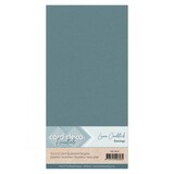 Card Deco Linen Cardstock Sea Blue 10 Vel Vierkant (LKK-4K40)