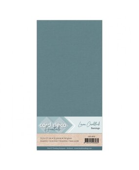 Card Deco Linen Cardstock Sea Blue 10 Vel Vierkant (LKK-4K40) Card Deco Linen Cardstock Sea Blue 10 Vel Vierkant (LKK-4K40)