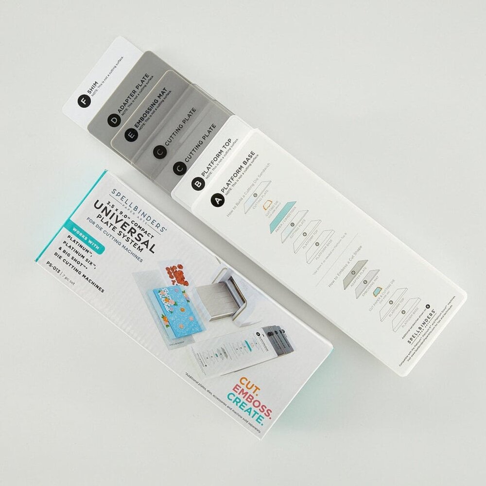Spellbinders Compact Universal Plate System 3.5x9.0 Inch (PS-013) Spellbinders Compact Universal Plate System 3.5x9.0 Inch (PS-013)