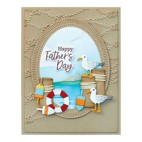 Spellbinders Fair Winds Sentiments Clear Stamp & Die Set (SDS-193) Spellbinders Fair Winds Sentiments Clear Stamp & Die Set (SDS-193)