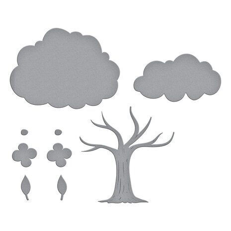 Spellbinders Out and About Flowering Tree Dies (S1-138) Spellbinders Out and About Flowering Tree Dies (S1-138)