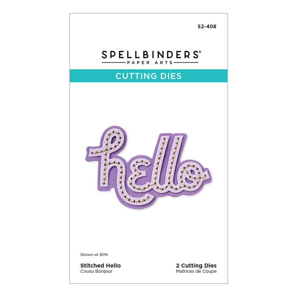 Spellbinders Out and About Stitched Hello Dies (S2-408) Spellbinders Out and About Stitched Hello Dies (S2-408)