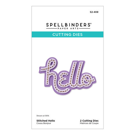 Spellbinders Out and About Stitched Hello Dies (S2-408) Spellbinders Out and About Stitched Hello Dies (S2-408)
