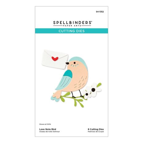 Spellbinders Out and About Love Note Bird Dies (S4-1352)