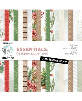 Creative Craftlab Essentials A Christmas Story 8x8 Inch Paper Pad (CCL-ES-DPP220) Creative Craftlab Essentials A Christmas Story 8x8 Inch Paper Pad (CCL-ES-DPP220)